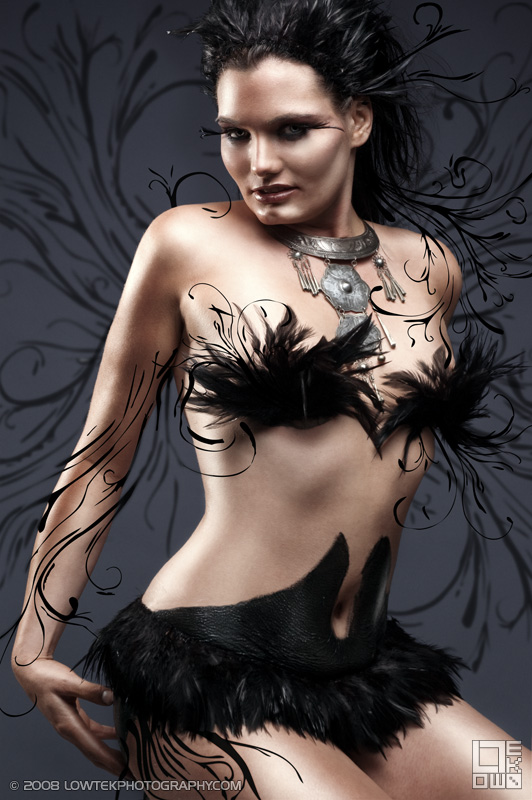 Black Queen. Model: Tempast. ©2008 Low Tek Photography